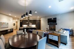 Dining Area, Living Area & Kitchen