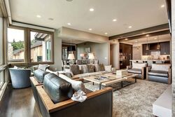 Living Area, Dining Area & Kitchen
