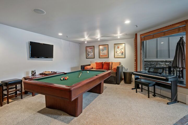 Family Room and Games Area