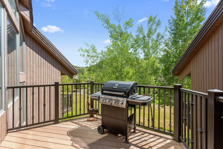 Balcony with BBQ