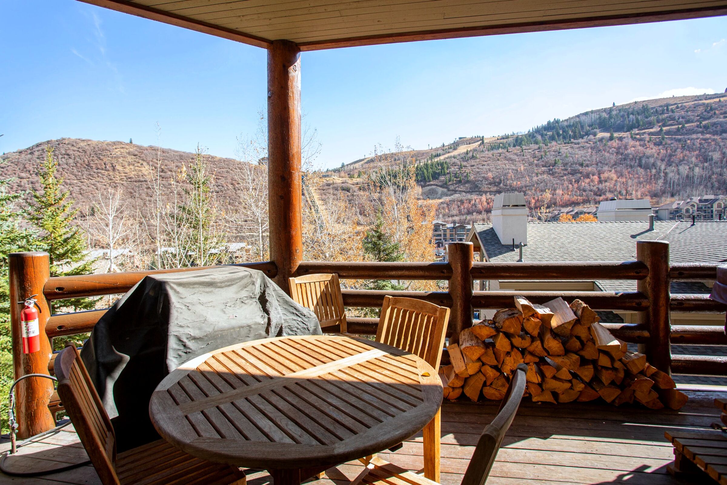 Balcony with BBQ