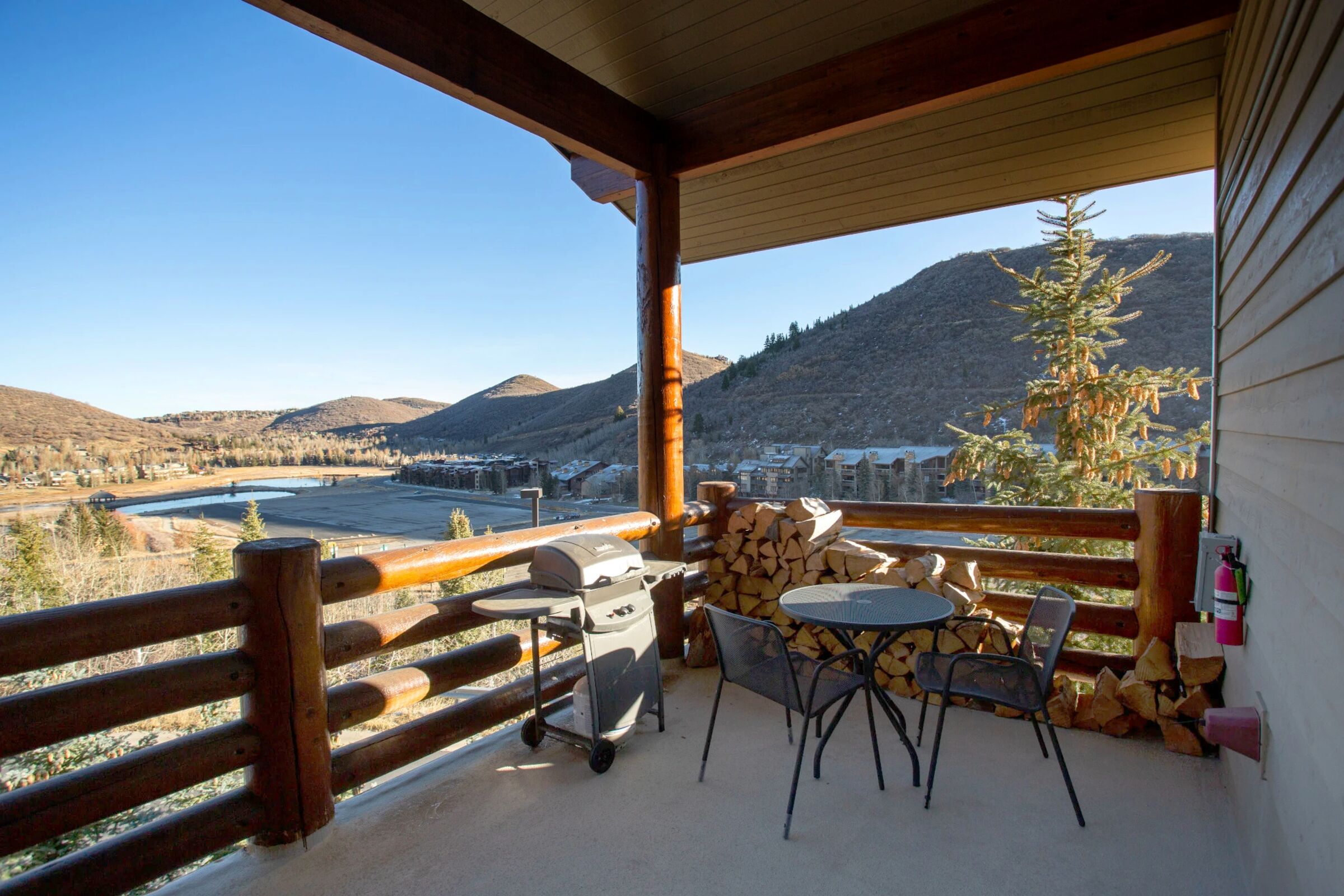 Balcony with BBQ
