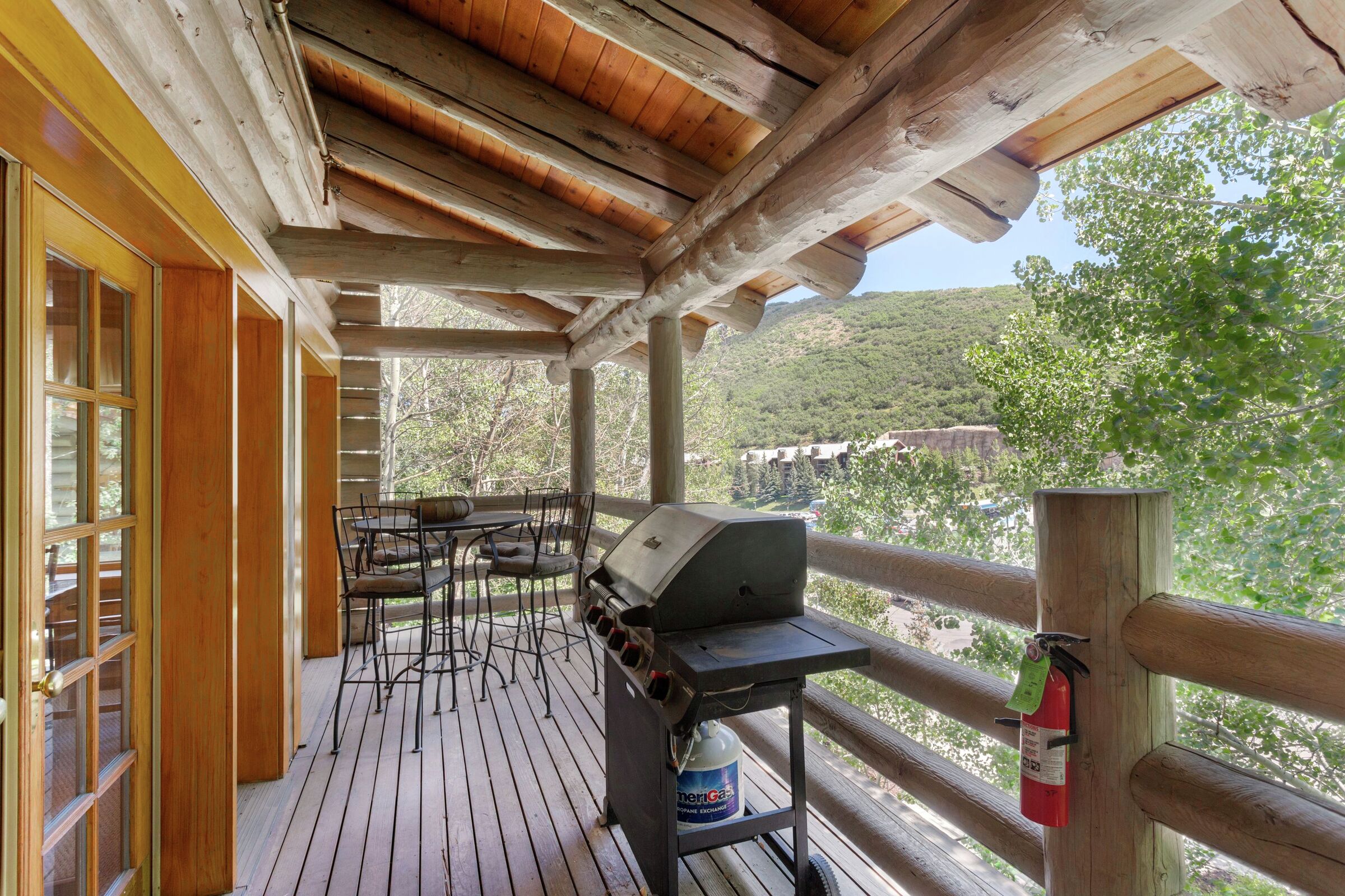 Balcony with BBQ