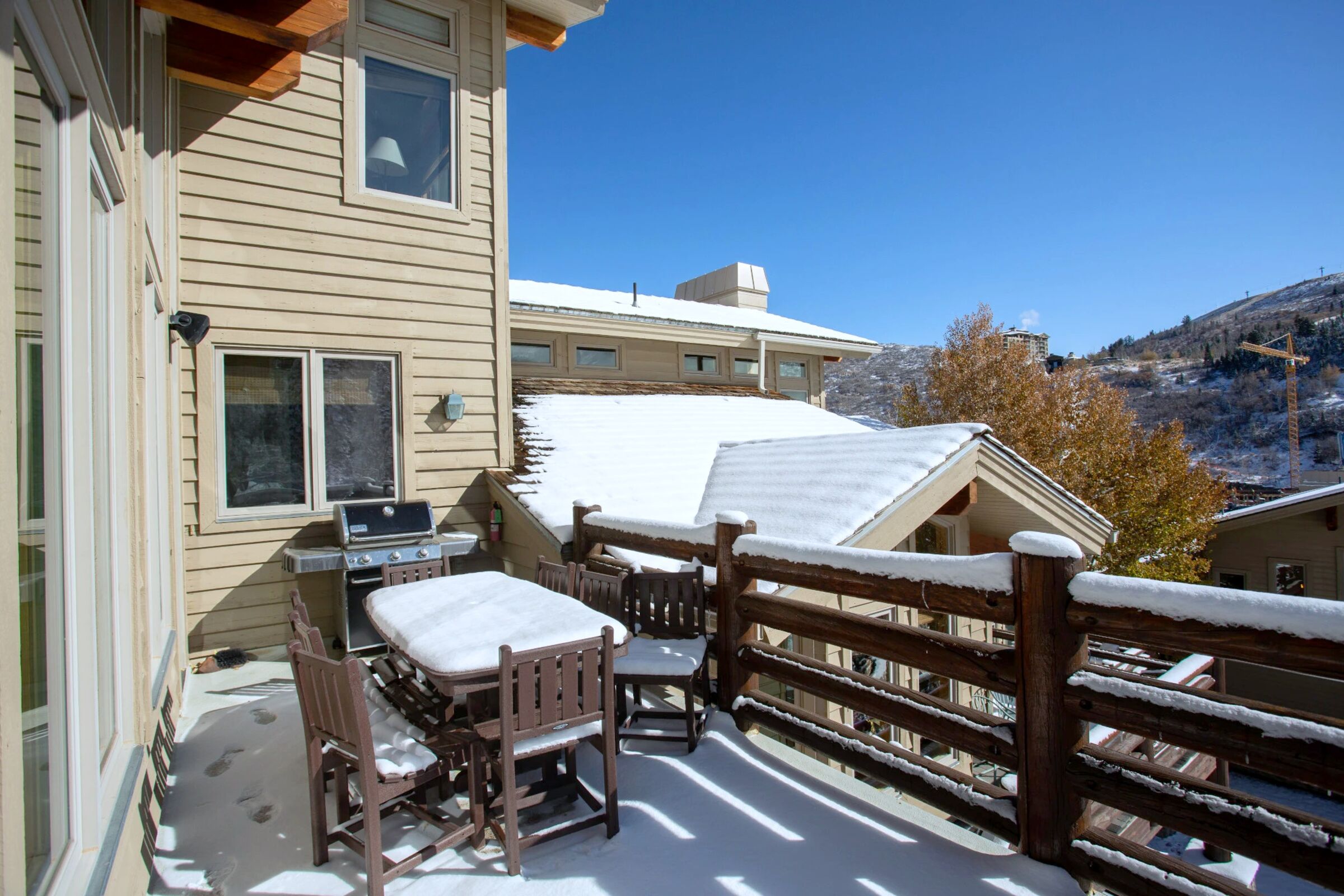 Balcony with BBQ