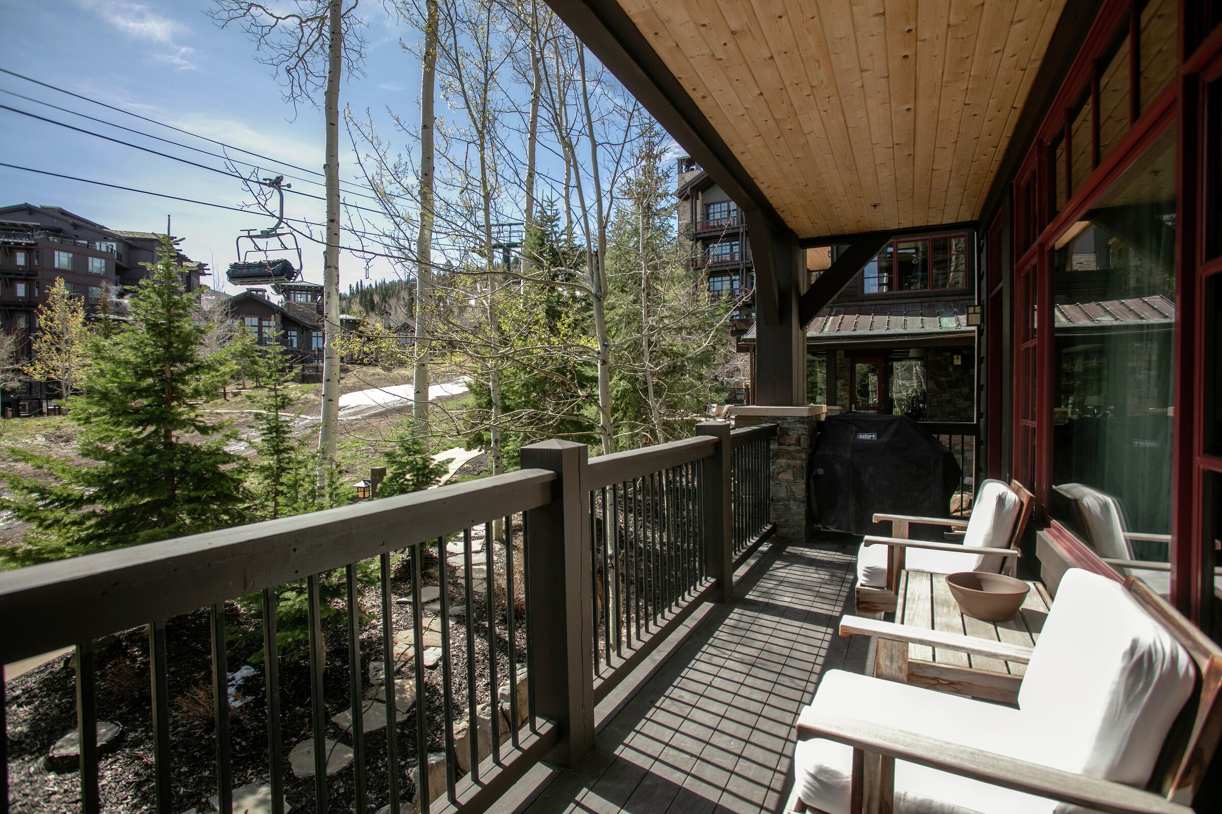 Balcony with BBQ