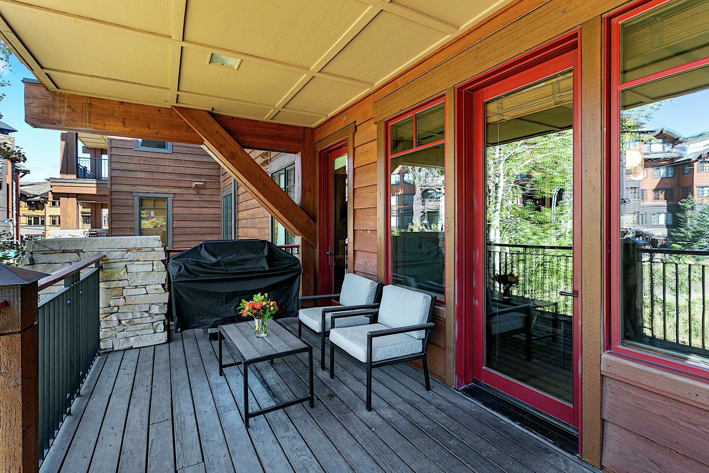 Balcony with BBQ