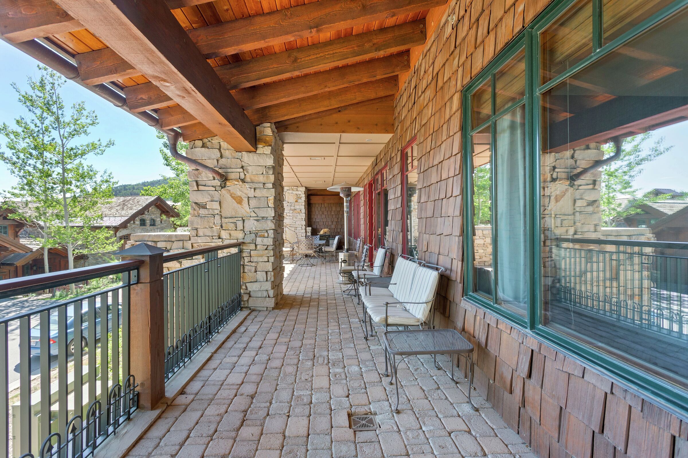 Balcony with BBQ