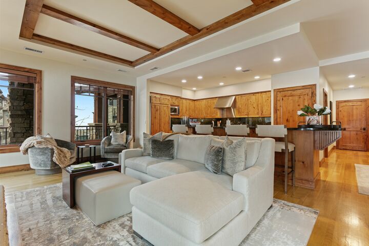 Living Area & Kitchen