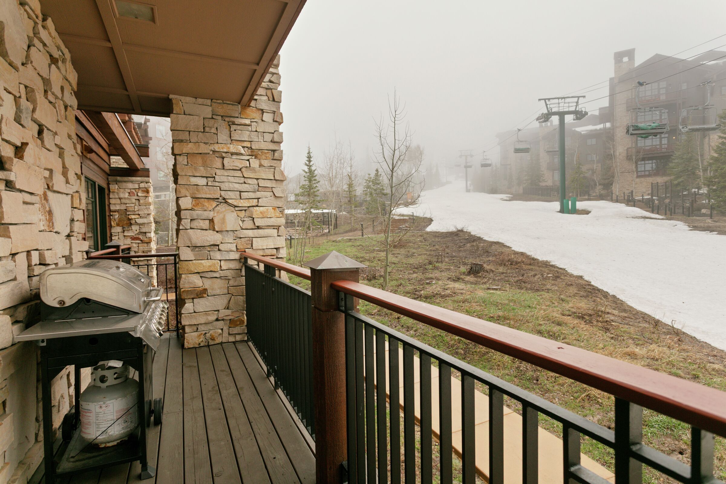 Balcony with BBQ