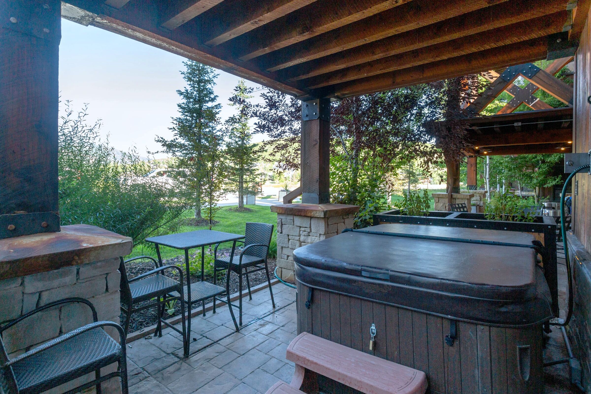 Patio with Hot Tub