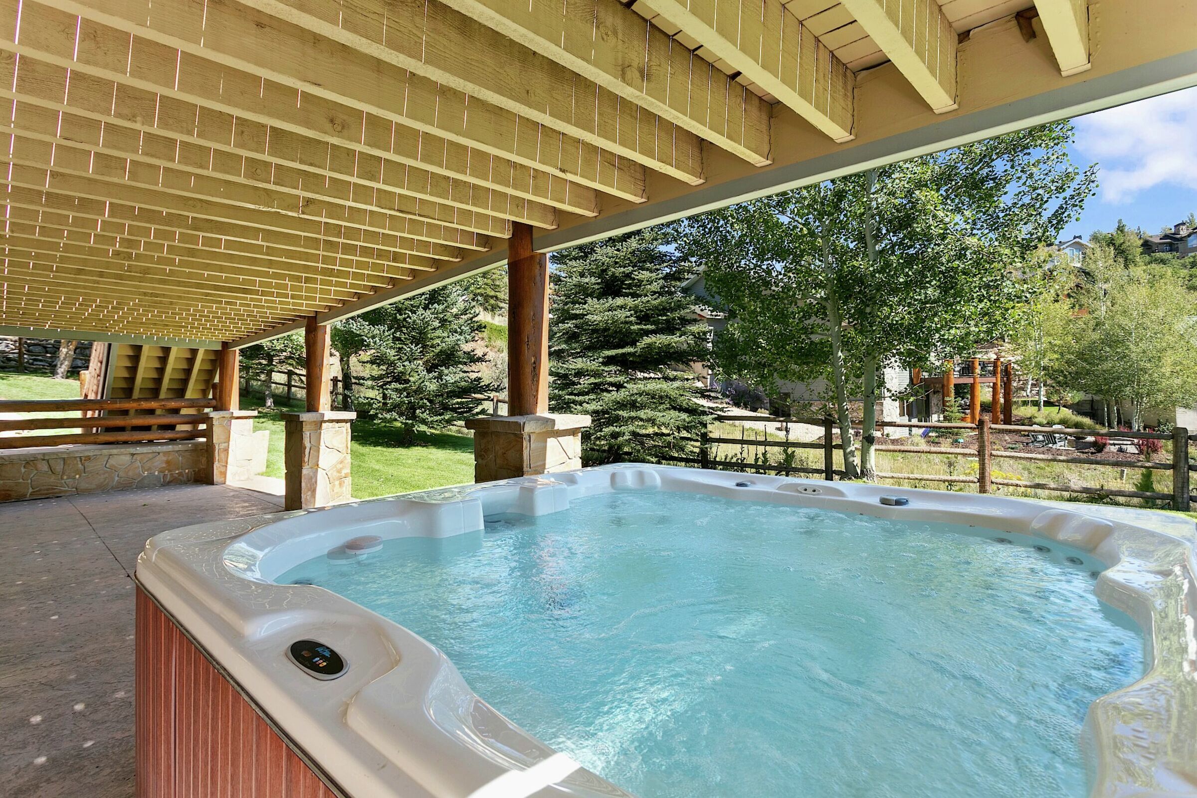 Patio with Hot Tub