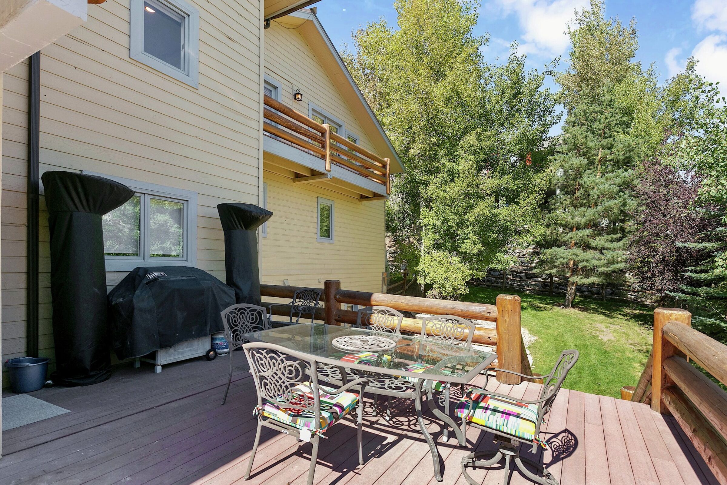Deck with BBQ