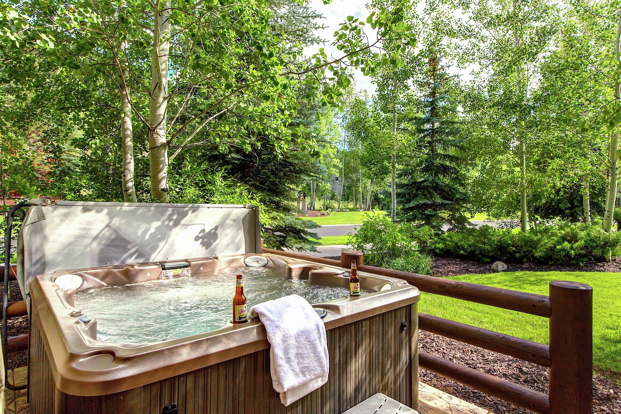 Patio with Hot Tub