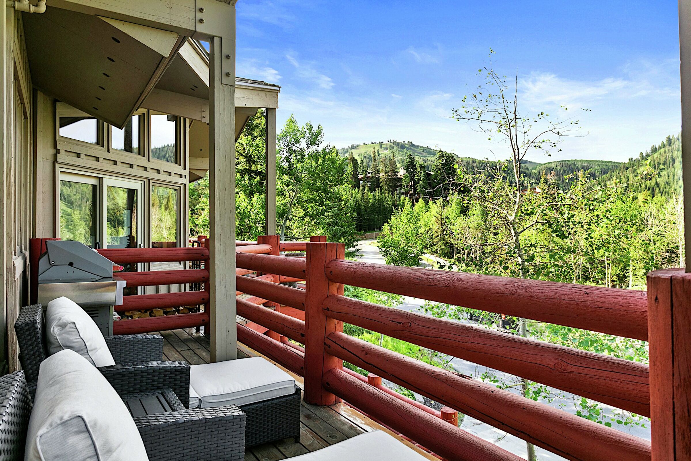 Balcony with BBQ