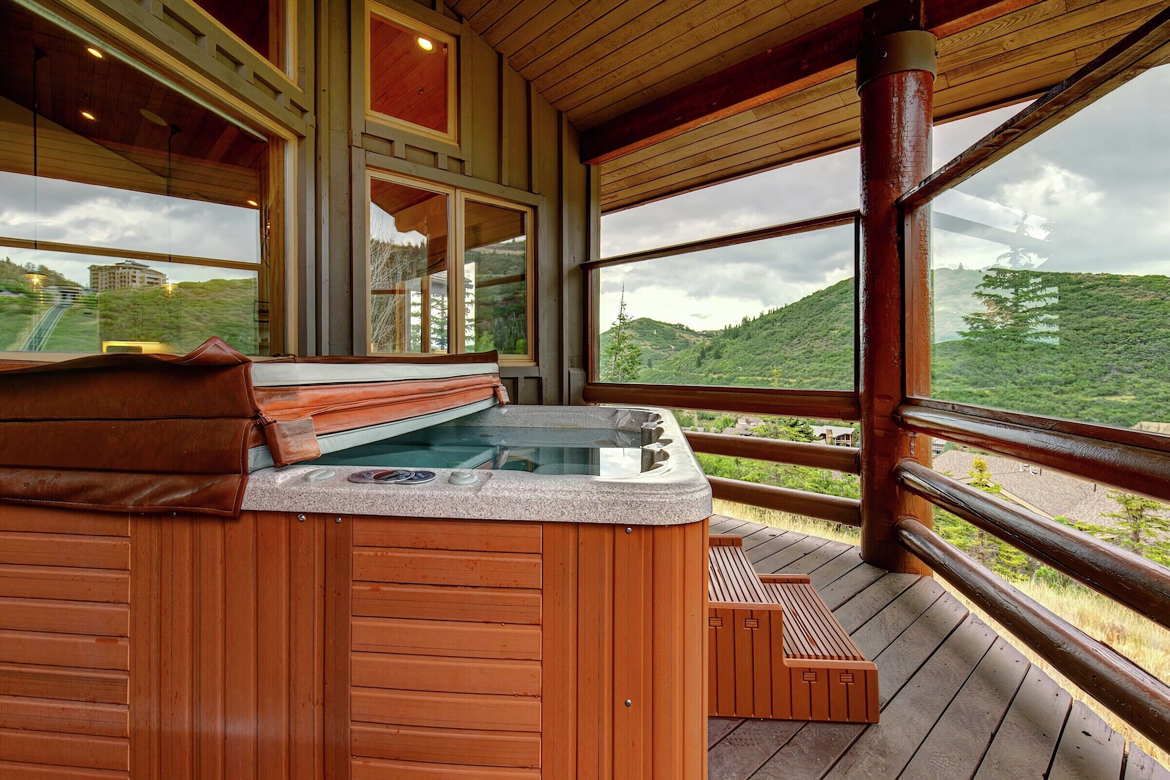 Balcony with Hot Tub