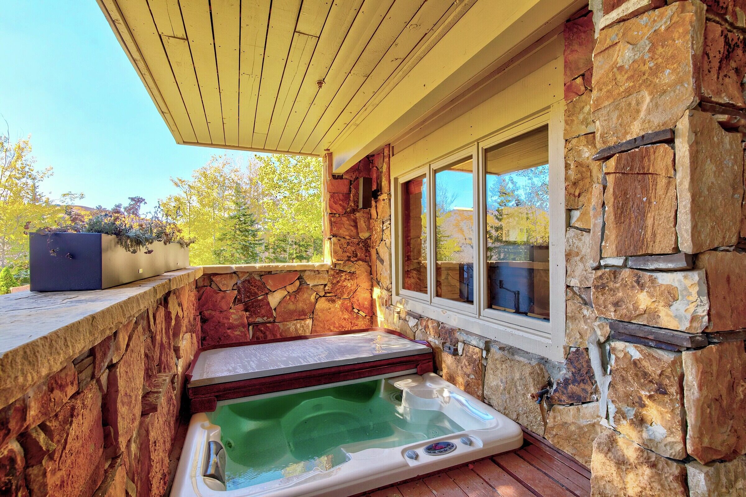 Deck with Hot Tub