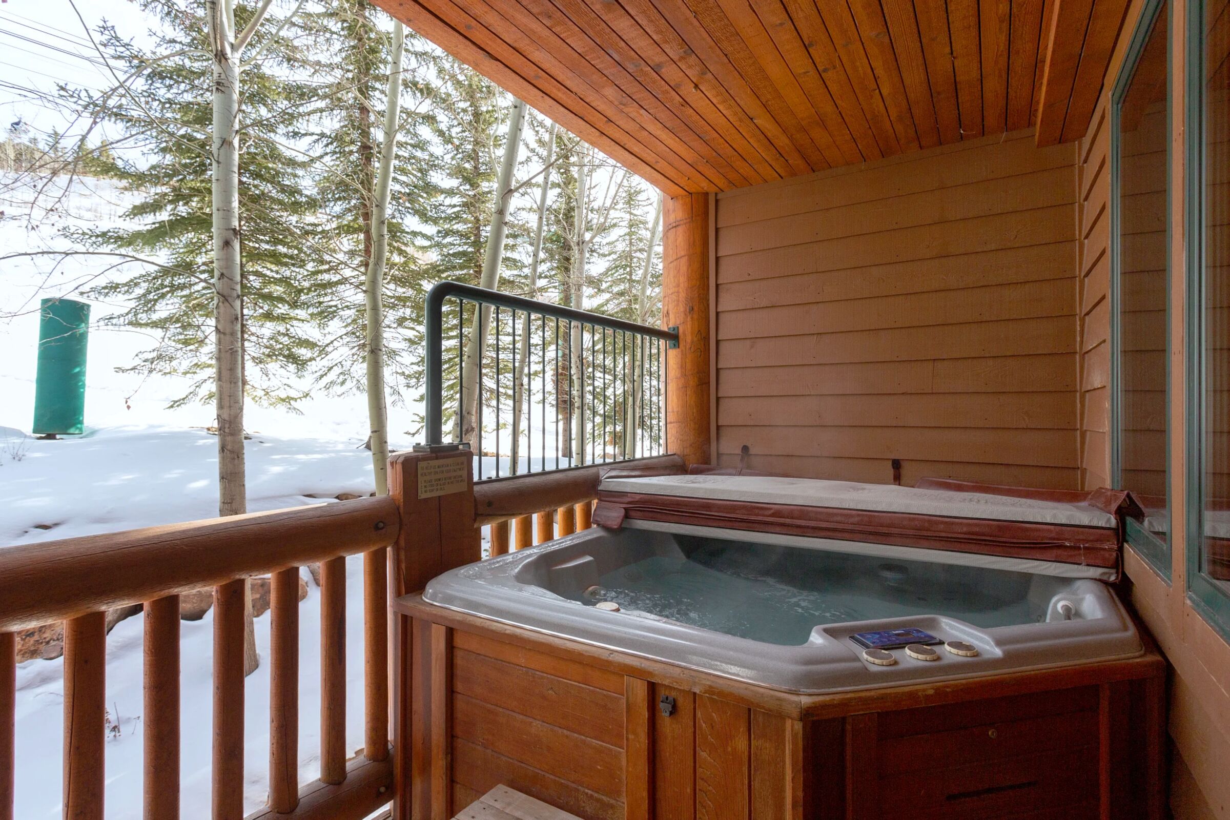 Balcony with Hot Tub