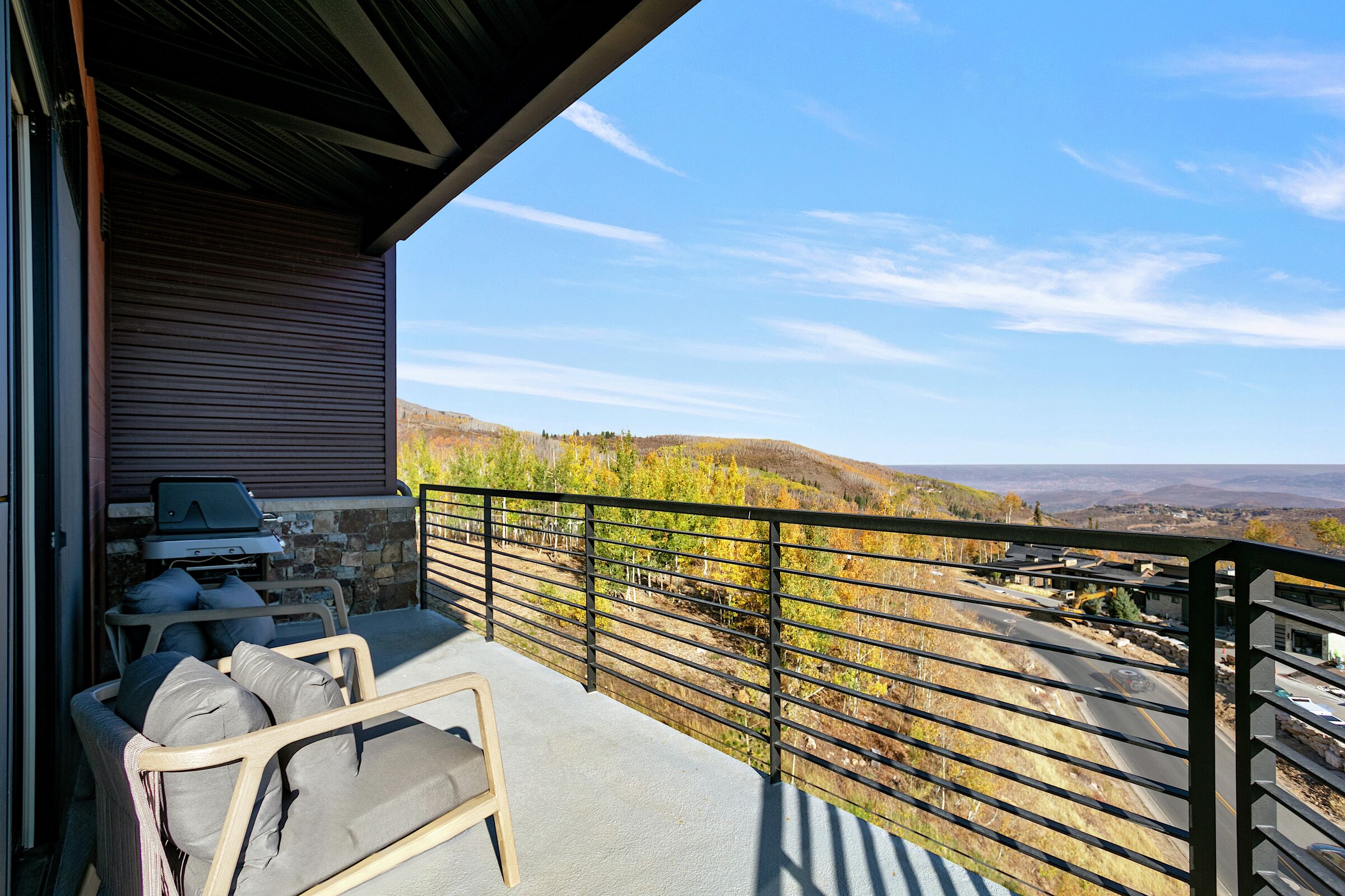 Balcony with BBQ