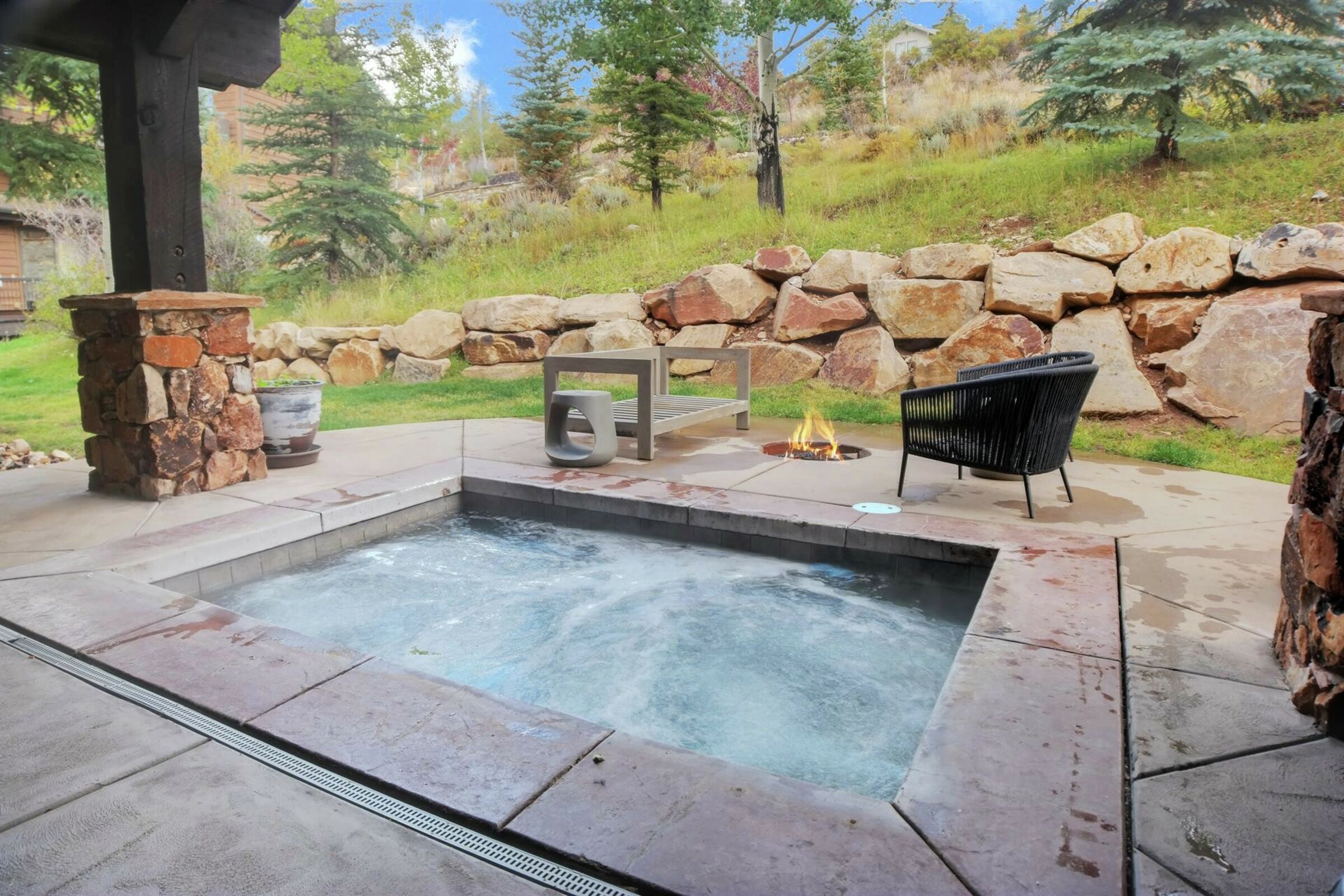 Patio with Hot Tub