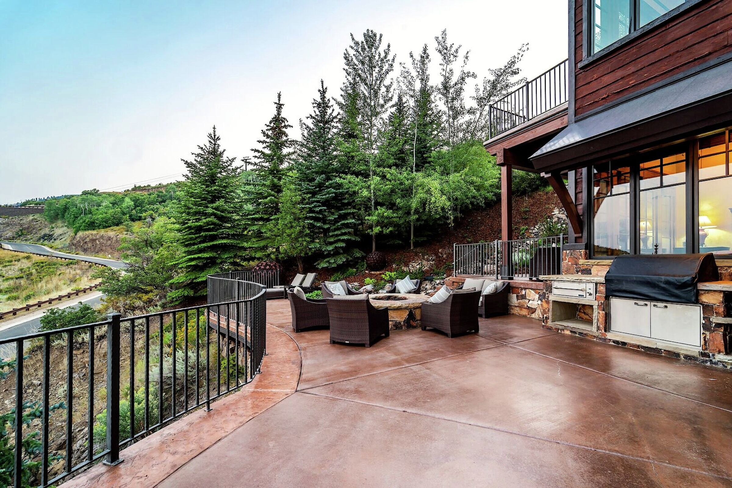 Balcony with BBQ
