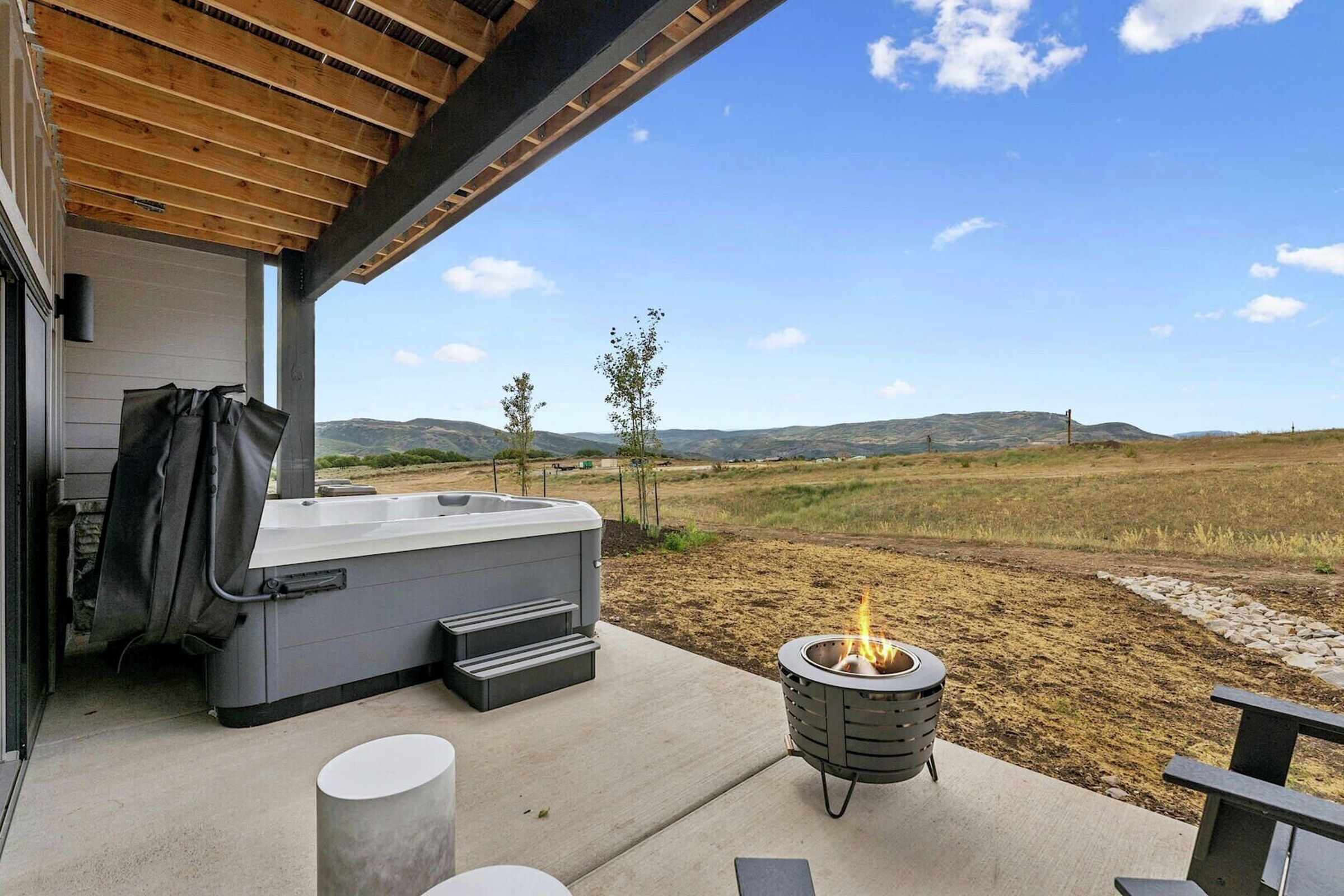 Patio with Hot Tub