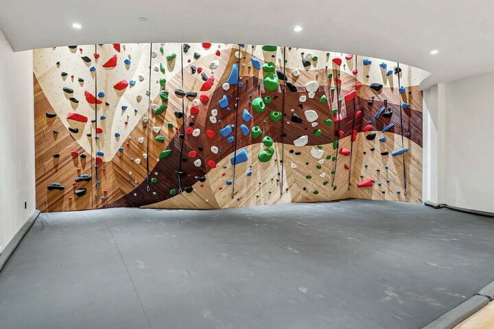 Basketball Court Climbing Wall