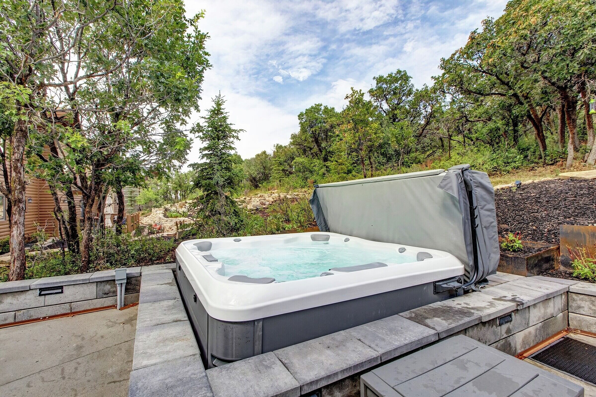 Patio with Hot Tub