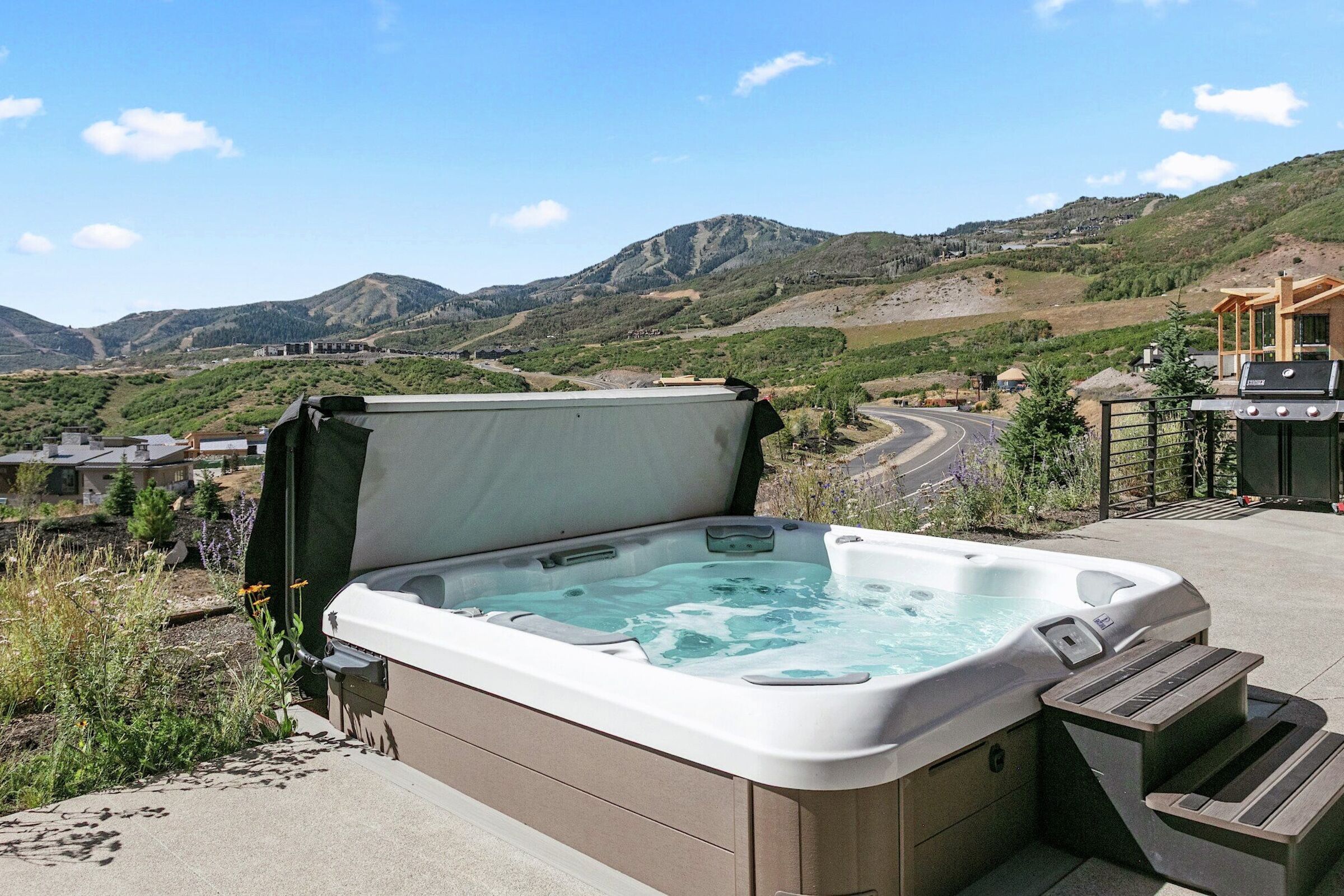 Patio with Hot Tub