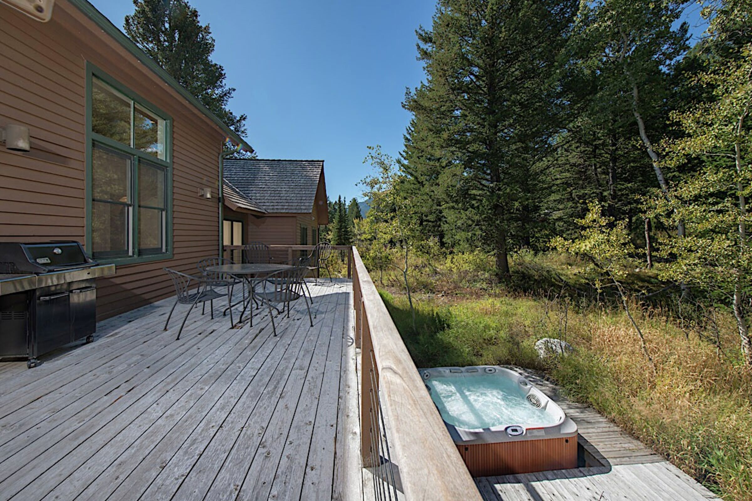 Deck with BBQ