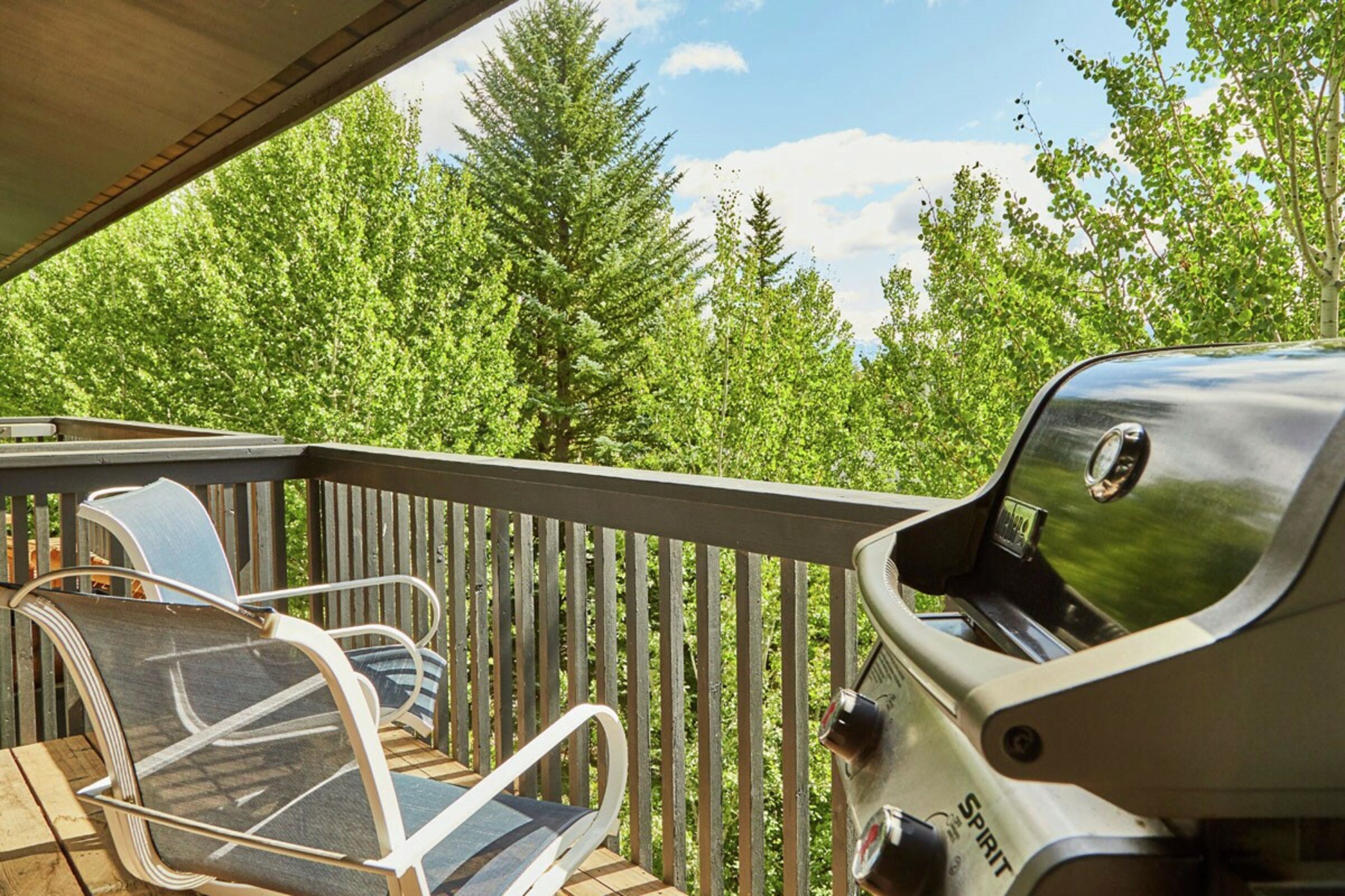 Balcony with BBQ