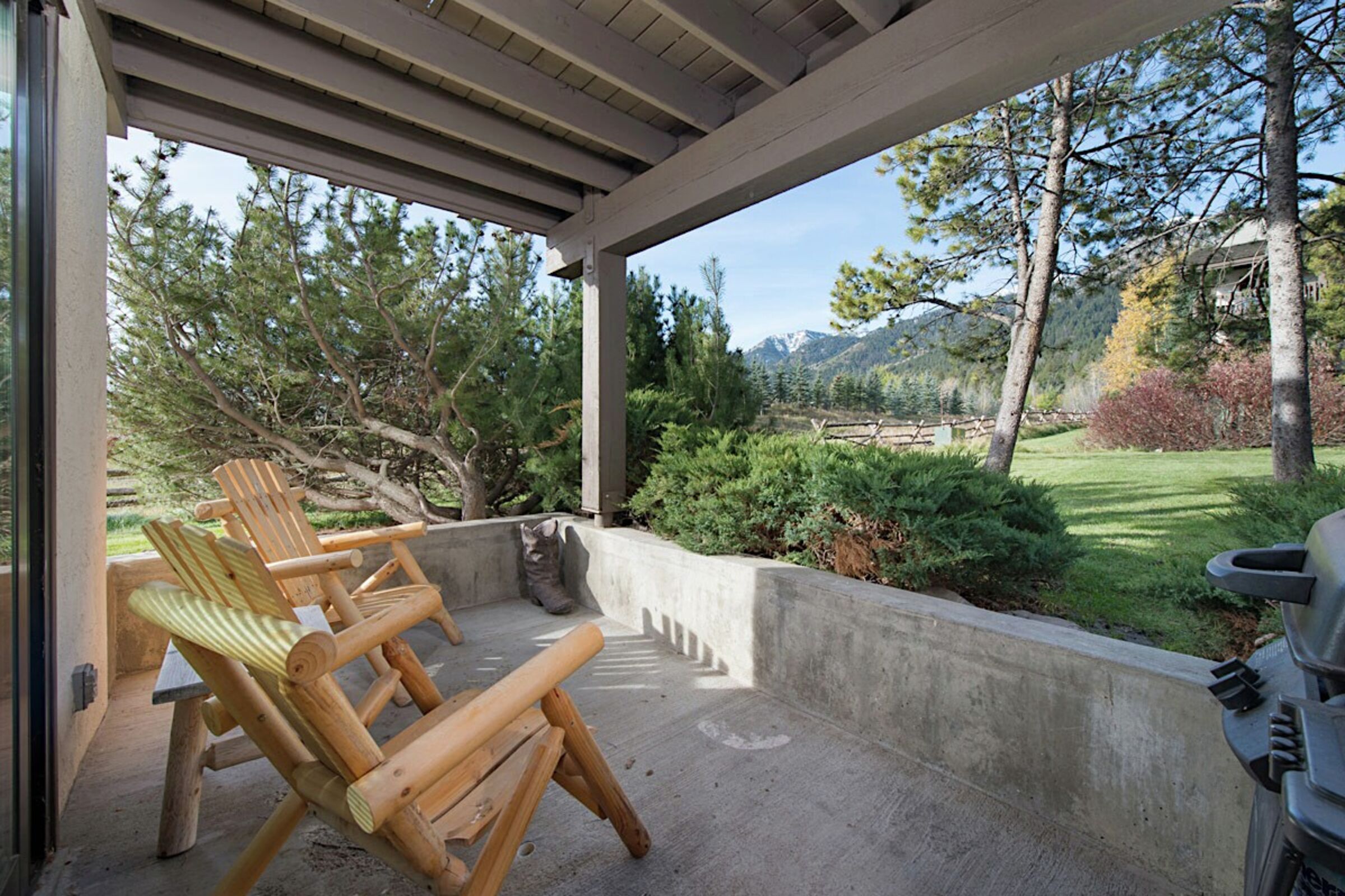 Nez Perce D2 - Deck with BBQ