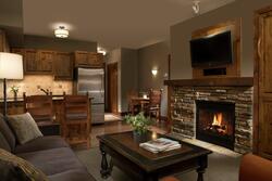 Two Bedroom One Level Suite Living Area