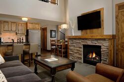 Two Bedroom Bi-Level Suite Living Area