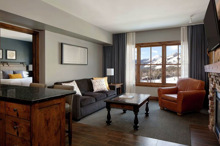 1 Bdrm Suite - One Bedroom Suite Living Area