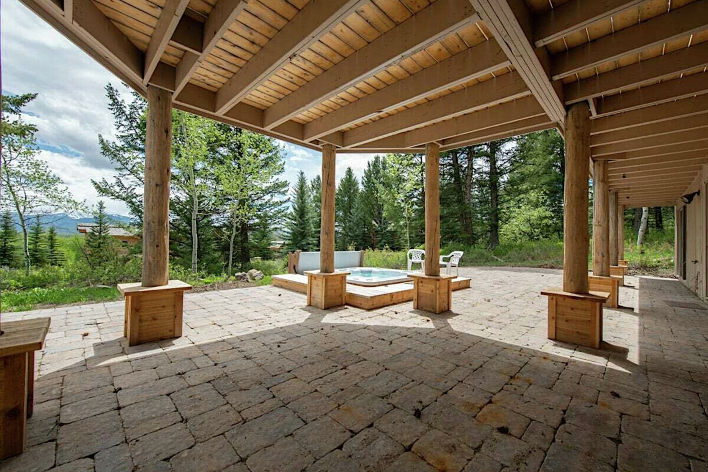 Patio with Hot Tub