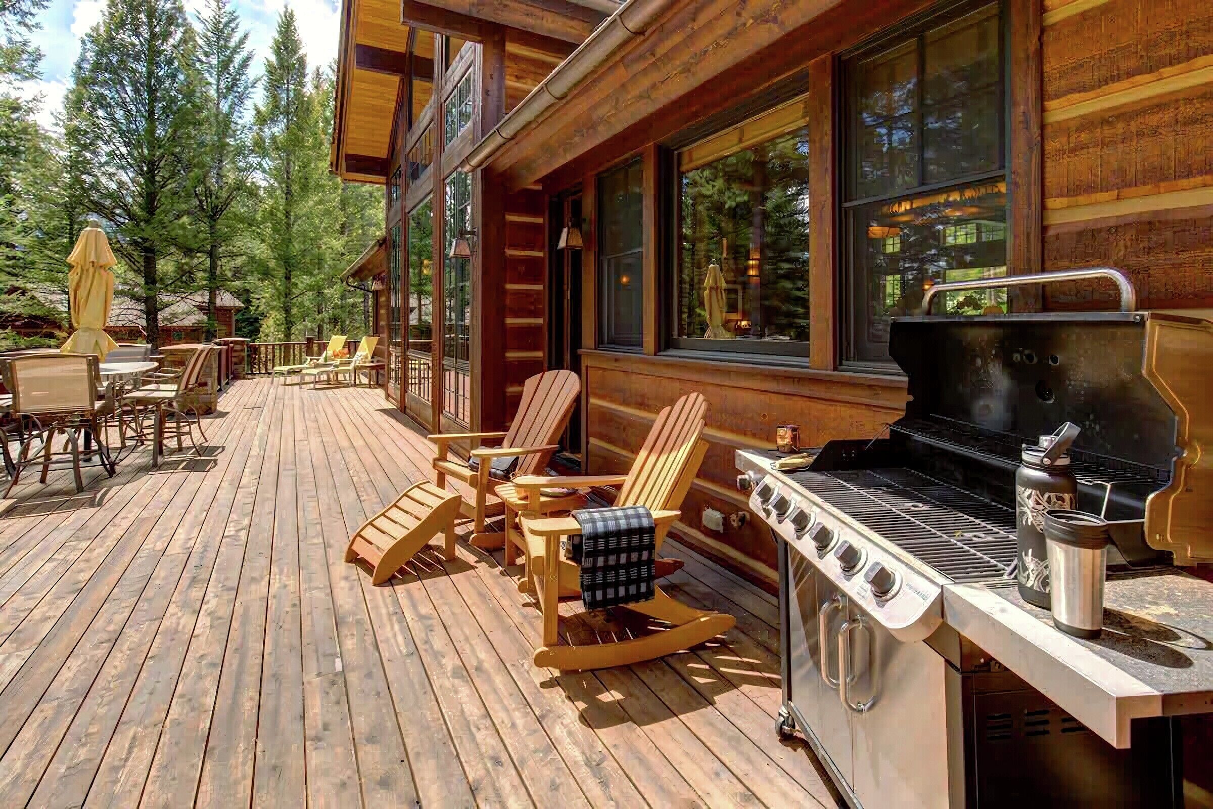 Balcony with BBQ