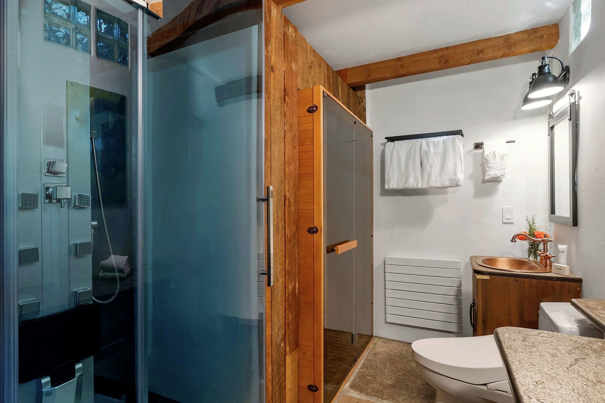 Ensuite Bathroom with Sauna
