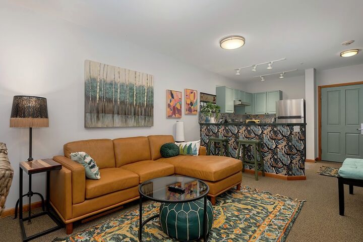 Living Area & Kitchen