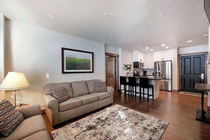Living Area & Kitchen