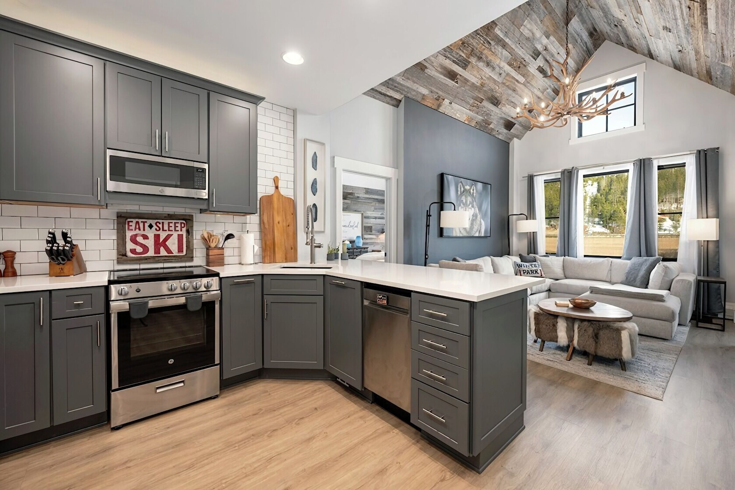 Kitchen & Living Area