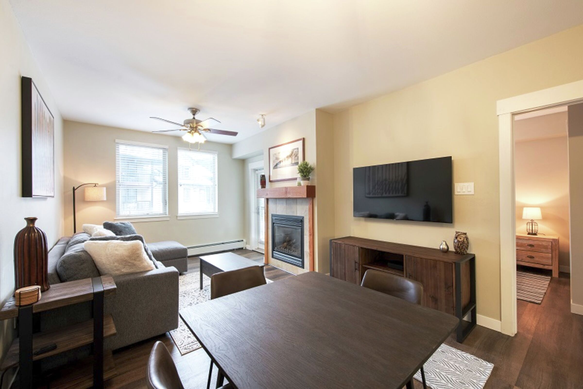 Living Room & Dining Room