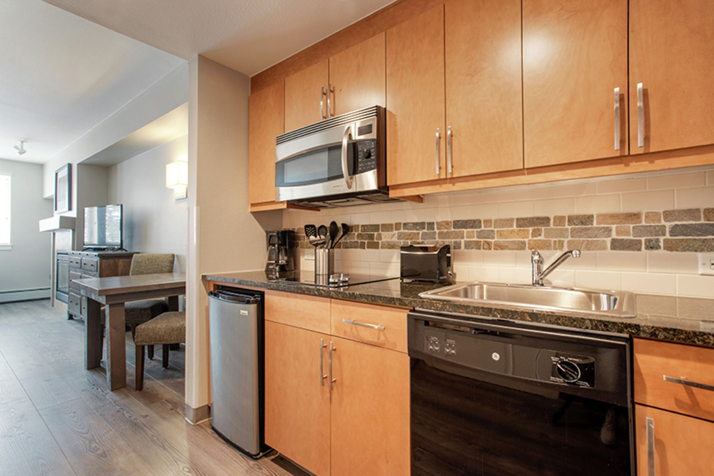 Studio Kitchen & Dining Area