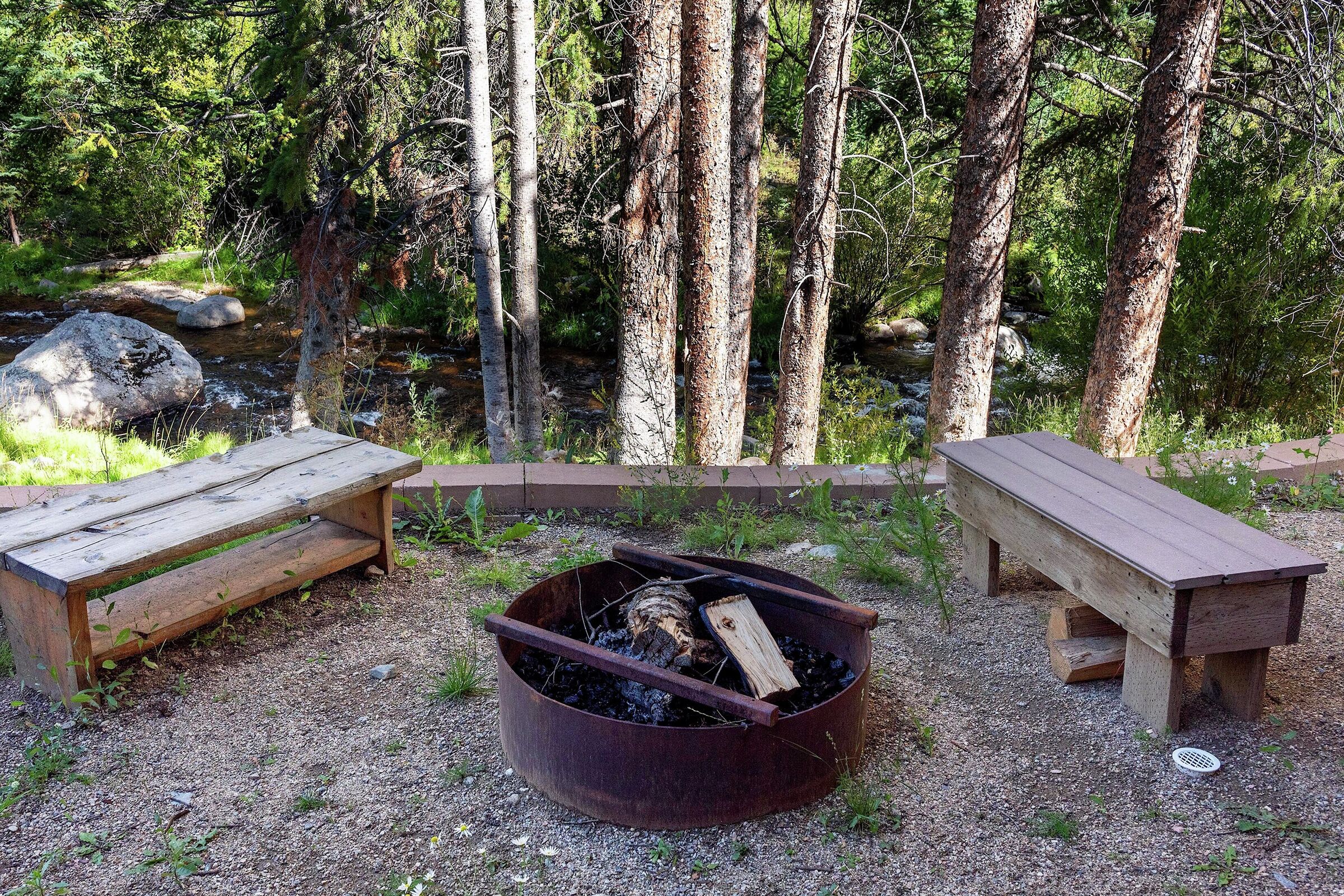 #8 - Private Firepit Area