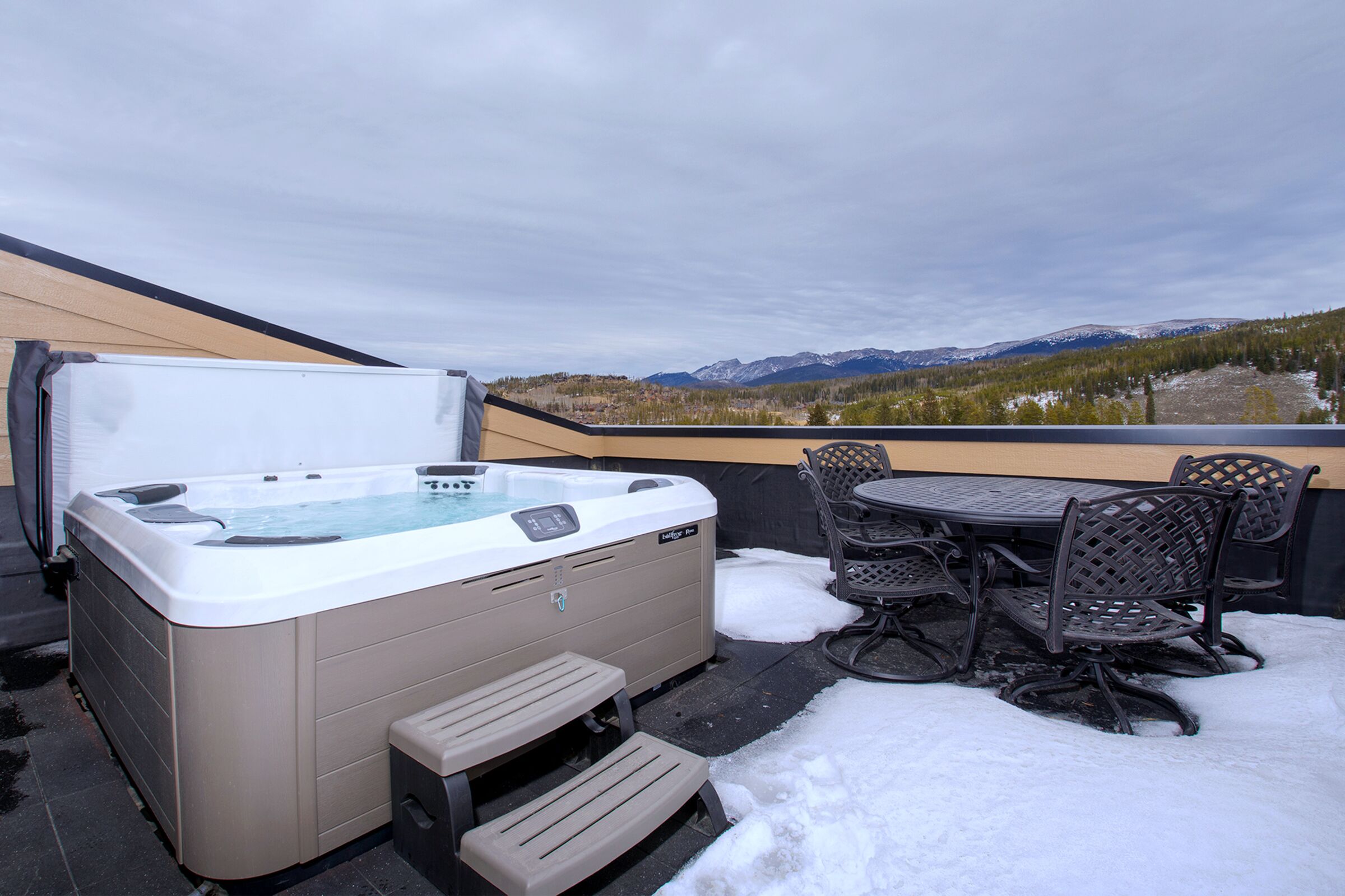 Deck with Hot Tub