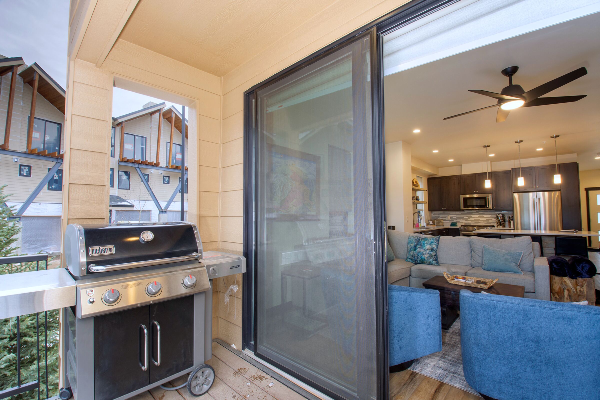 Balcony with BBQ