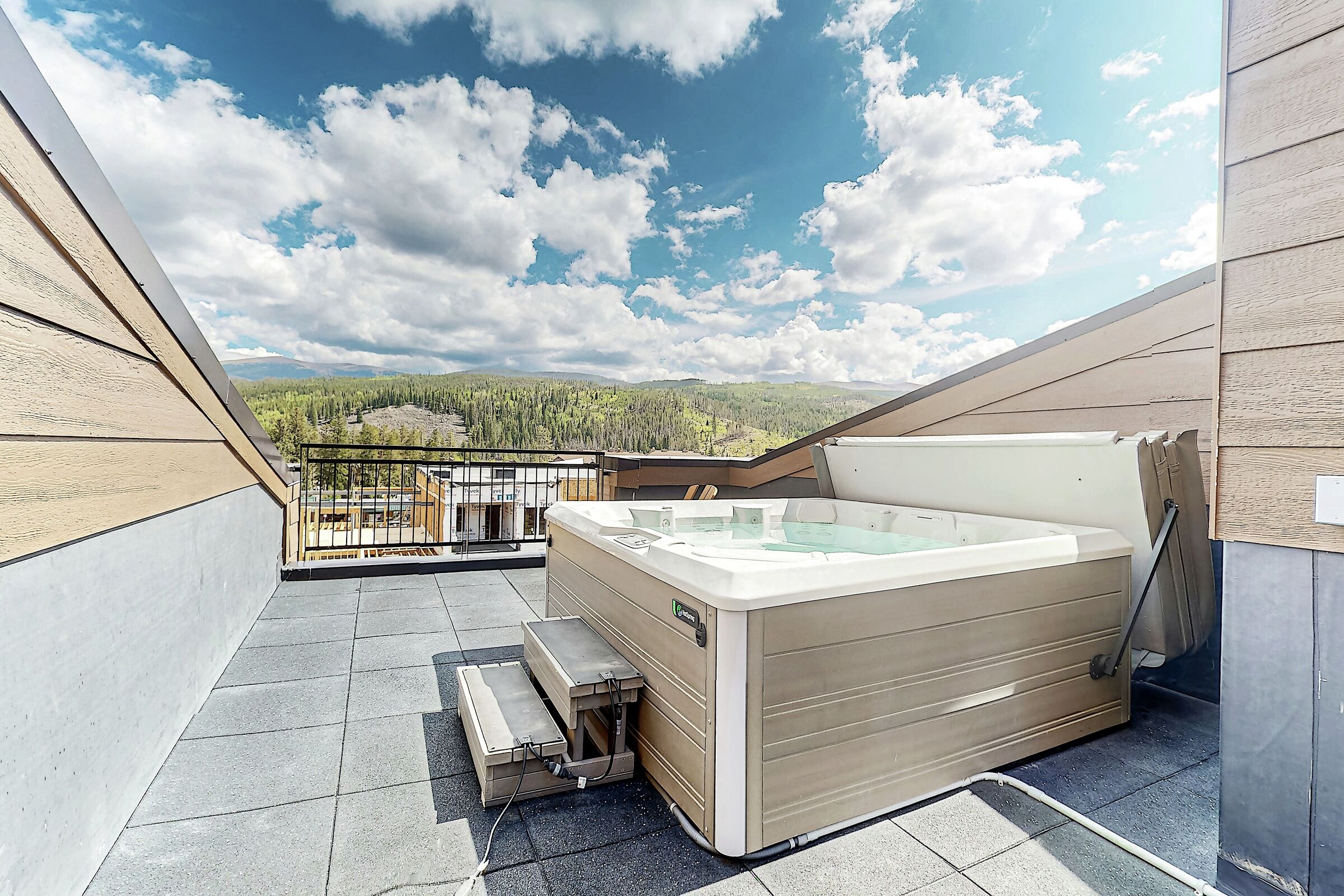 Rooftop Patio with Hot Tub