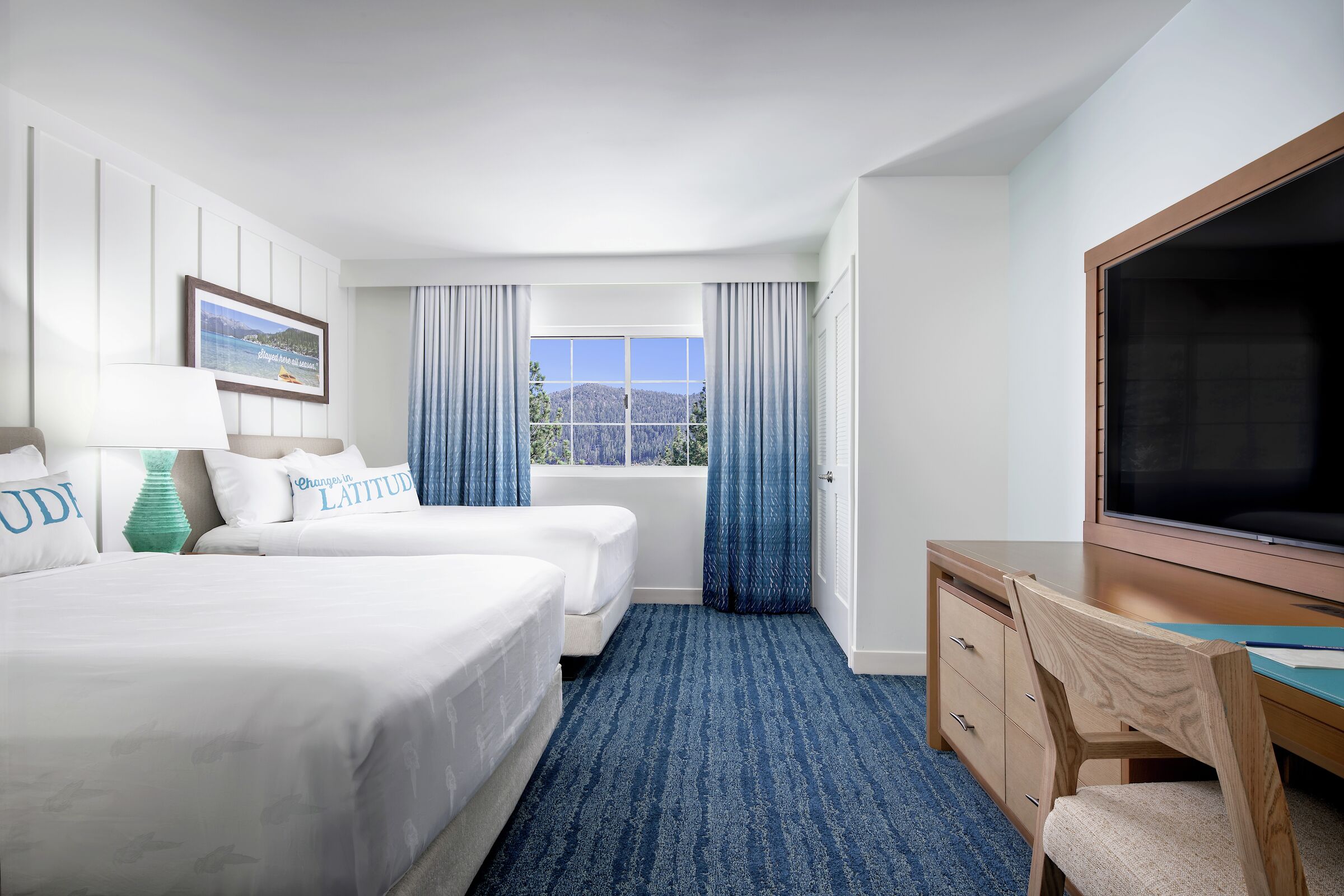 Two Queens - Hotel Bedroom