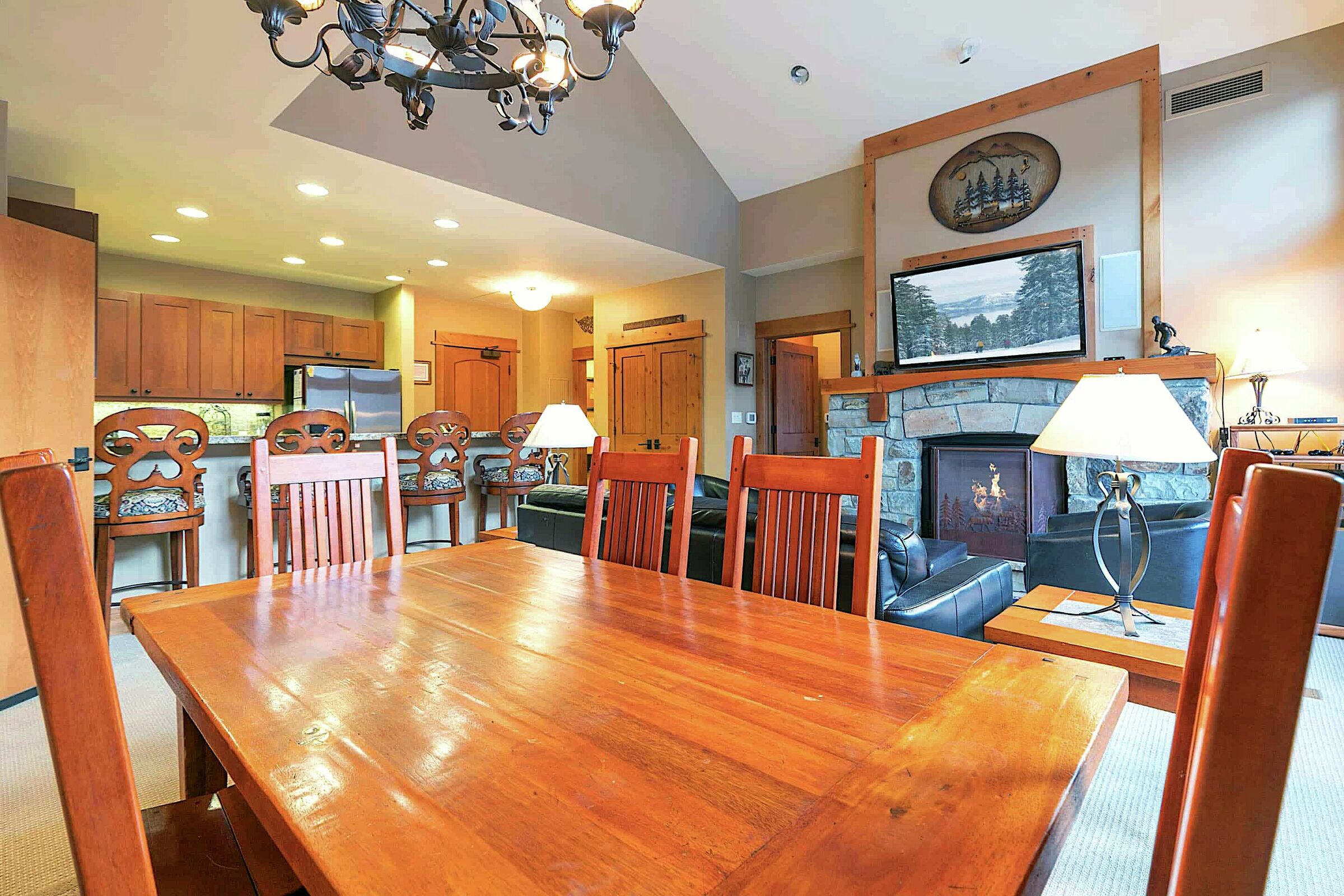 Dining Room & Living Room