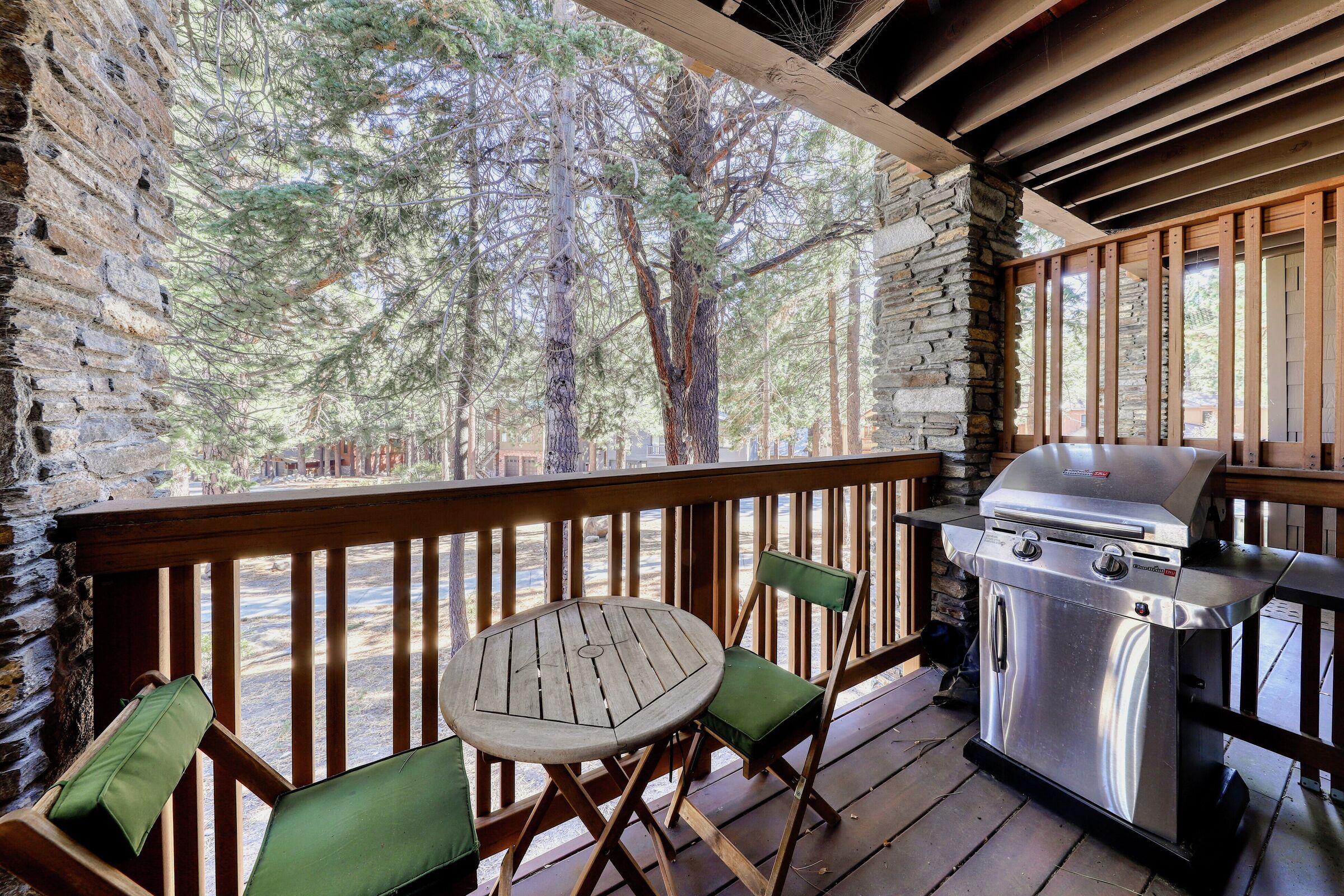 Balcony with BBQ