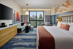 King - Hotel Room Sleeping Area